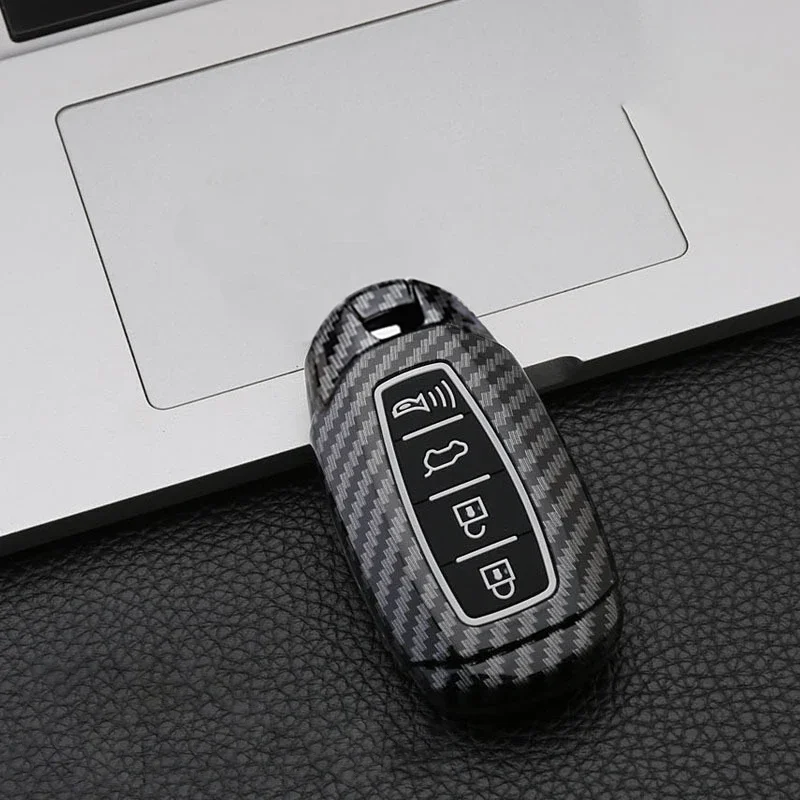 ABS Car Remote Fob Key Case Cover Bag For Hyundai I30 I30N Veloster Palisade Grandeur IG Venue 2017-2019 2020 2021 Accessories