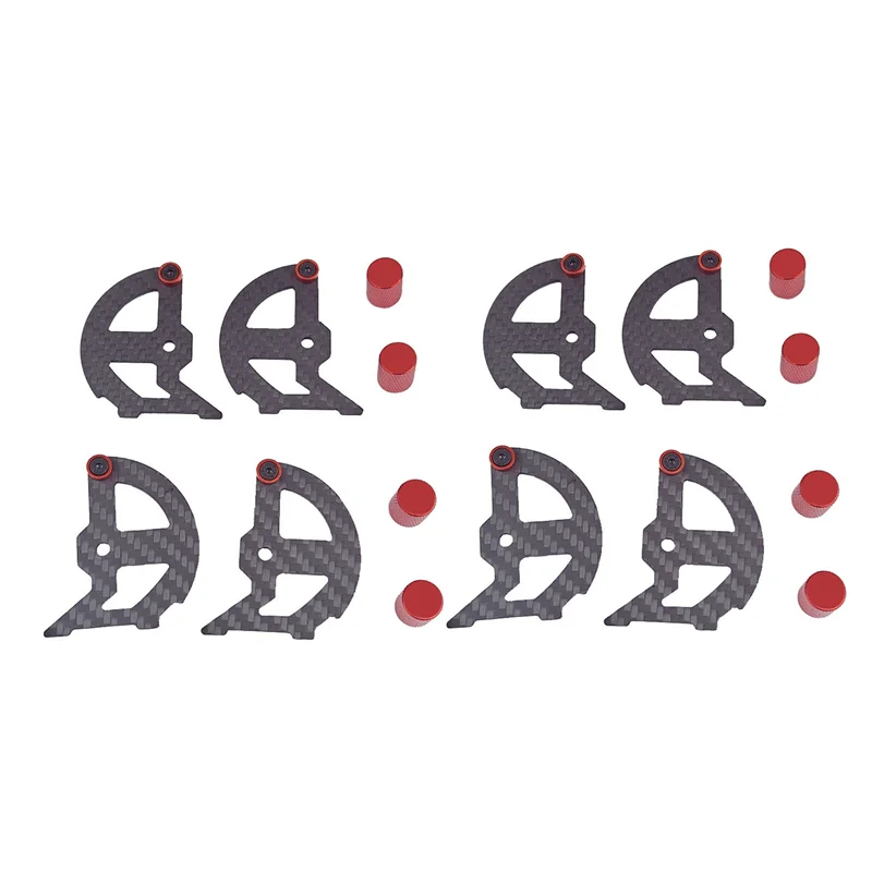 FBIL-8X 카본 파이버 RC 자동차 휠 타이어 밸런스 툴 M4 너트 (1/8 1/10 1/12 오프로드 버기 드리프트 온로드 투어링 RC 자동차용)