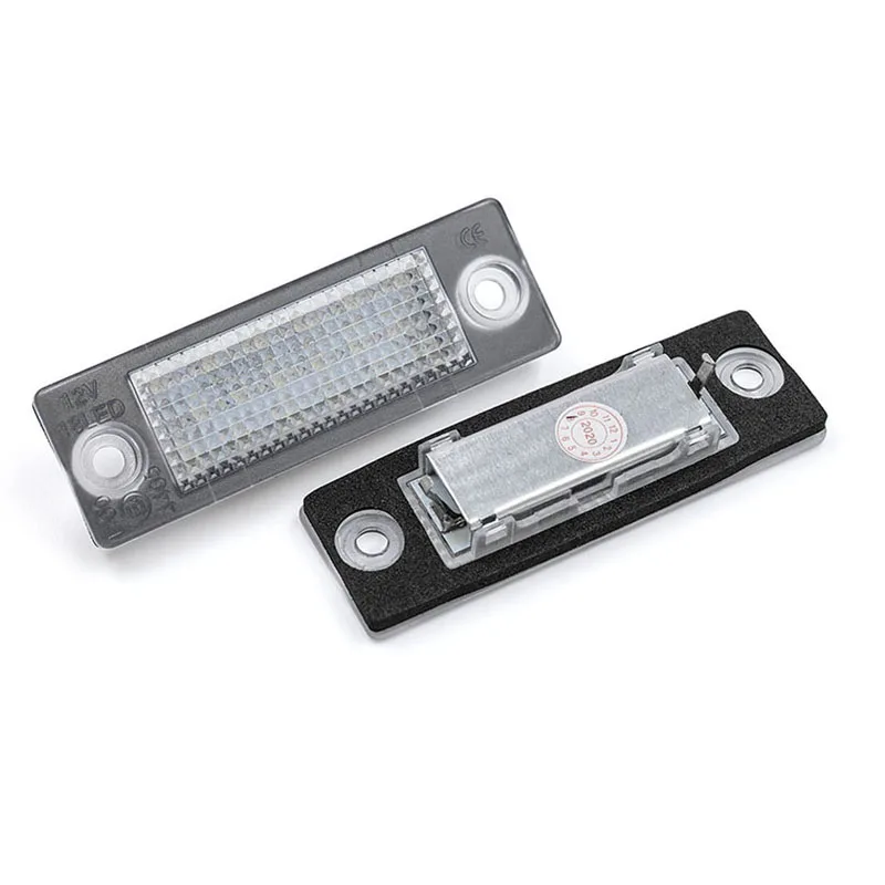 12V LED จำนวนหลอดไฟสำหรับ VW Caddy Golf5 Jetta Passat 3B/3C Touran Transporter T5สีขาวใบอนุญาตแผ่นชุด