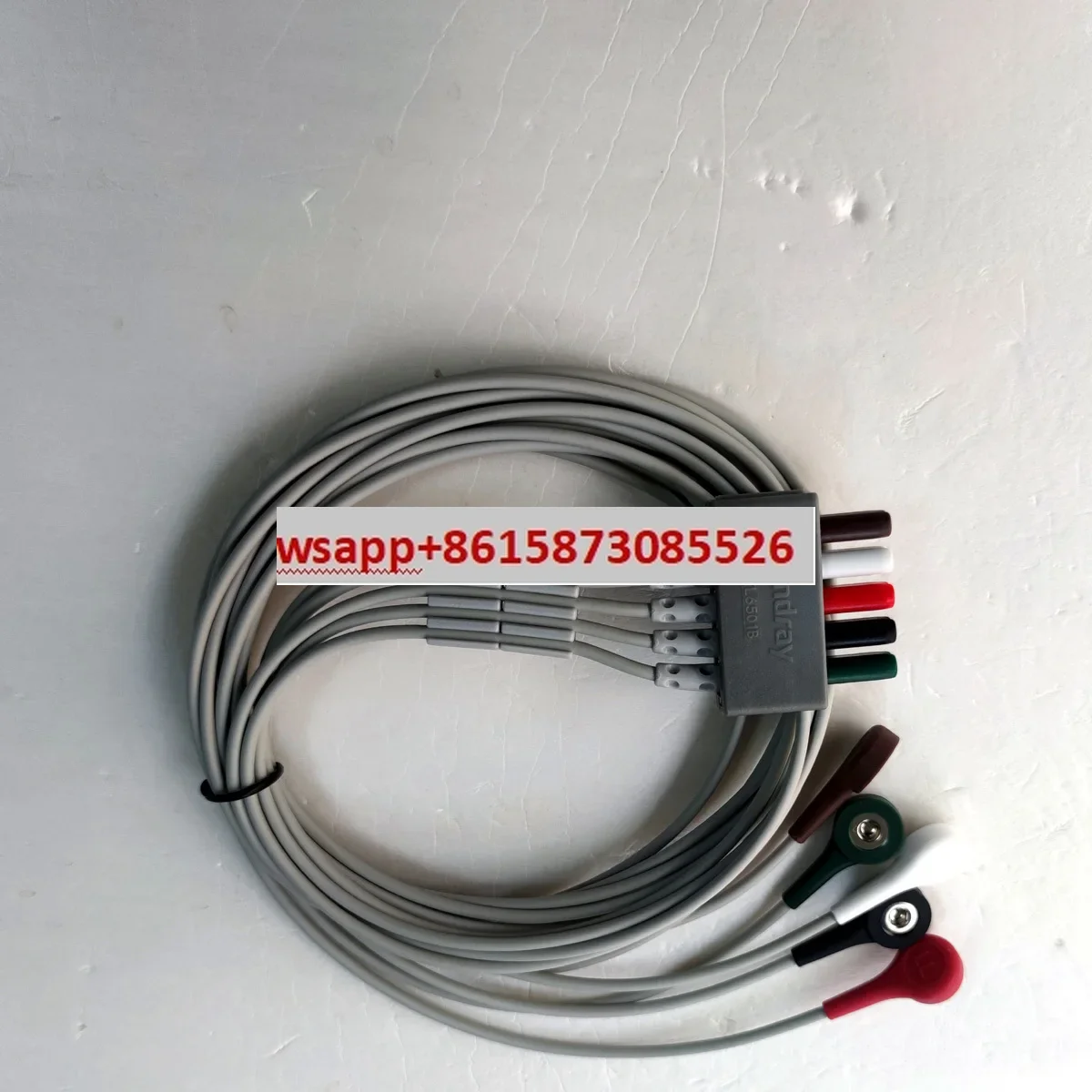 Splitter ECG originale EL6501B Pulsante D a 5 pulghe monitor ECG lea d filo diviso segmento paziente