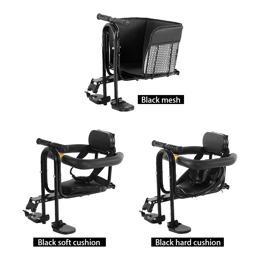 

Front Seat Child Safety Child Saddle with Pedals and Support for MTB Road Bike front seat for child