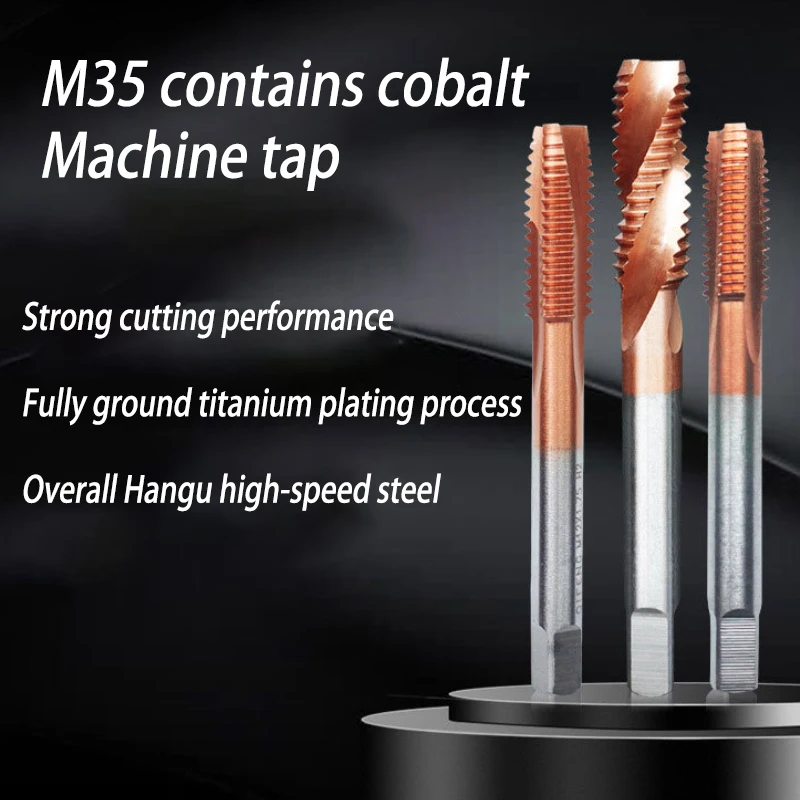 Hand Tap Shank Composite Tap Multi-functional Drilling Machine Hand Tap Machine tap Threading Taps Screw Tap