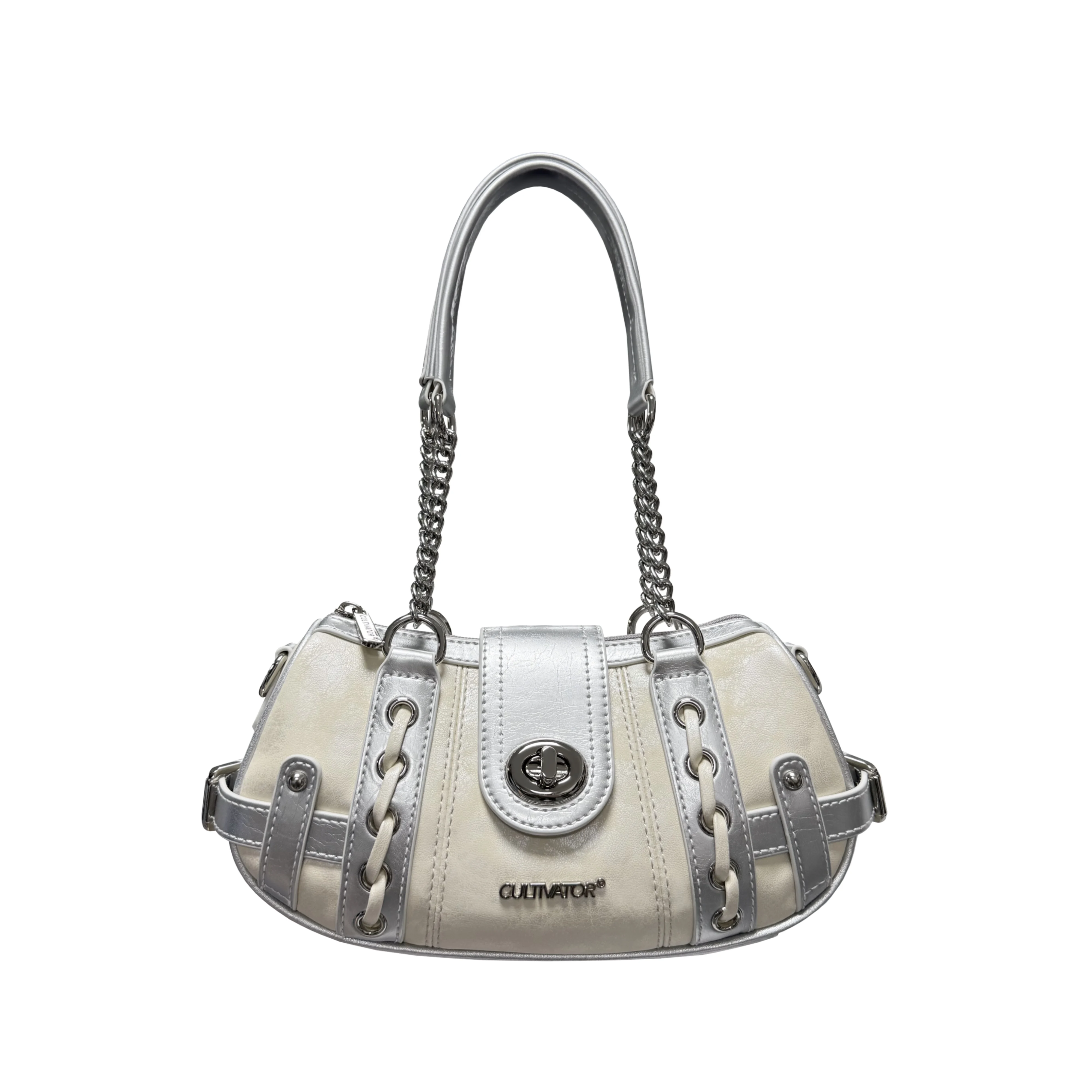 Original niche Millennium Spice Girl splicing chain portable shoulder crossbody armpit bag 2025 summer new