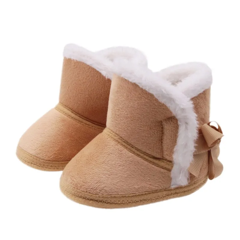 Winter Baby Snow Boots Warm Plush Toddler Shoes Fashion Anti-slip Soft Sole Infant Boys Girls Boots Casual Newborn Shoes