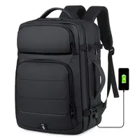 Large Capacity 40L Expandable Backpack Usb Charging Port 17 Inch Laptop Bag Waterproof Business Travel Backpack