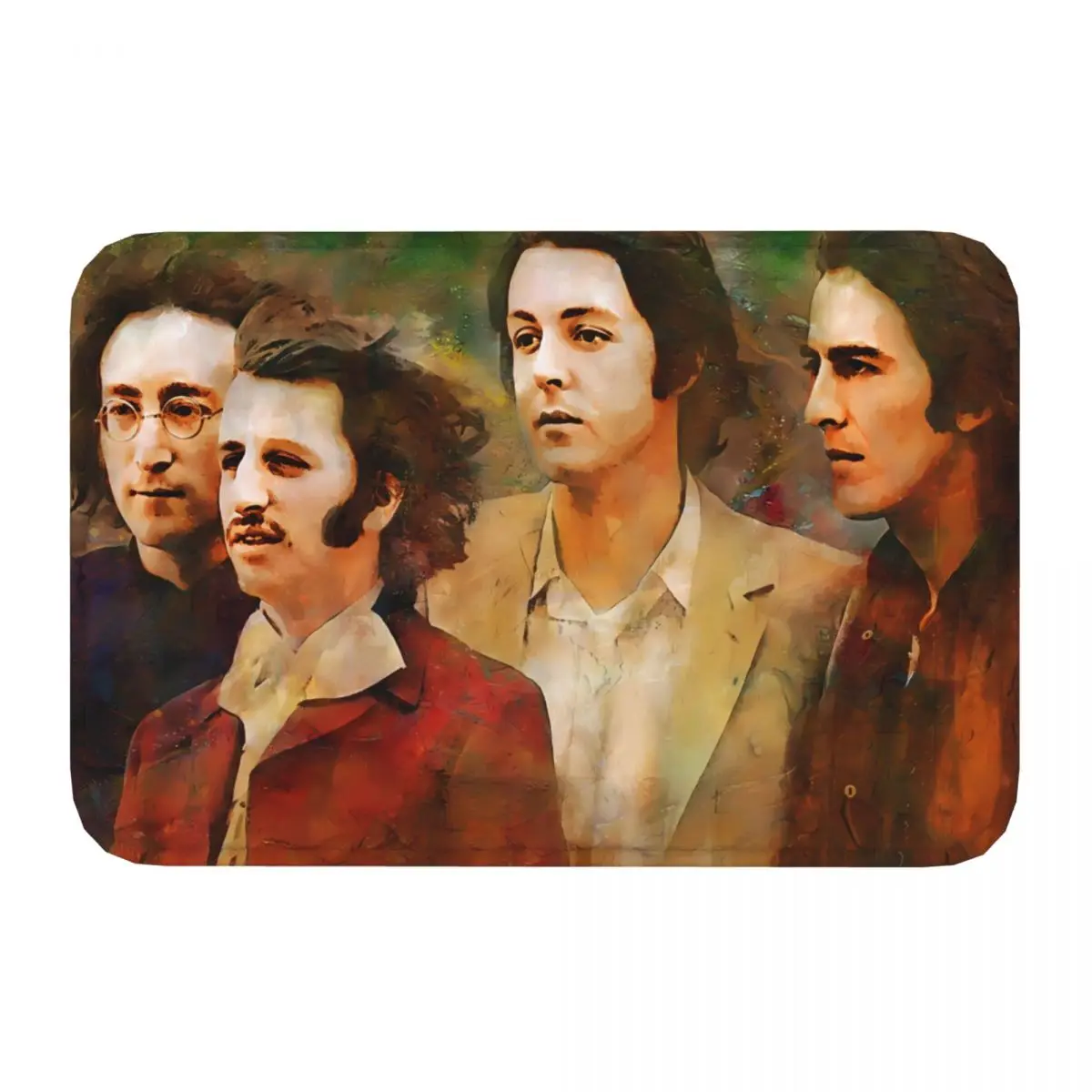 The Beatle Band Bathroom Mat Cool Doormat Living Room Carpet Entrance Door Rug Home Decor