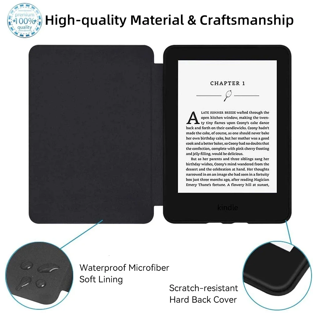 Kindle paperwhite case for 2024 2022 2021 Colorsoft 1 2 3 5 6 10th 11th 12th Generation 6 6.8 7in Magnetic Pouch Cover Shell image 5