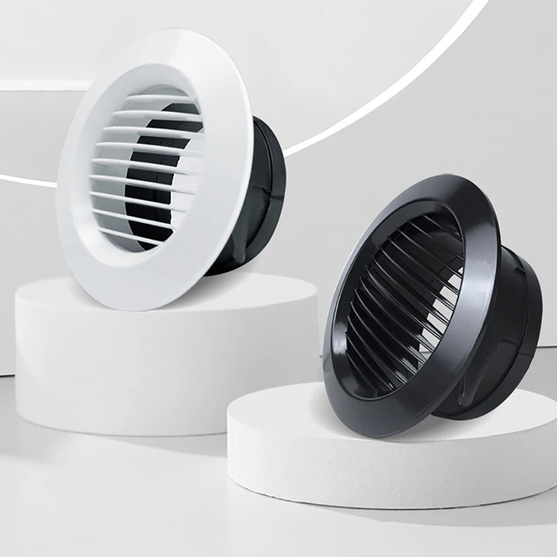Various Shapes Air Vent Extract Valve Grille Air Circulation Vents Cover 100/150mm Round Ducting Ventilation Cover Accessories