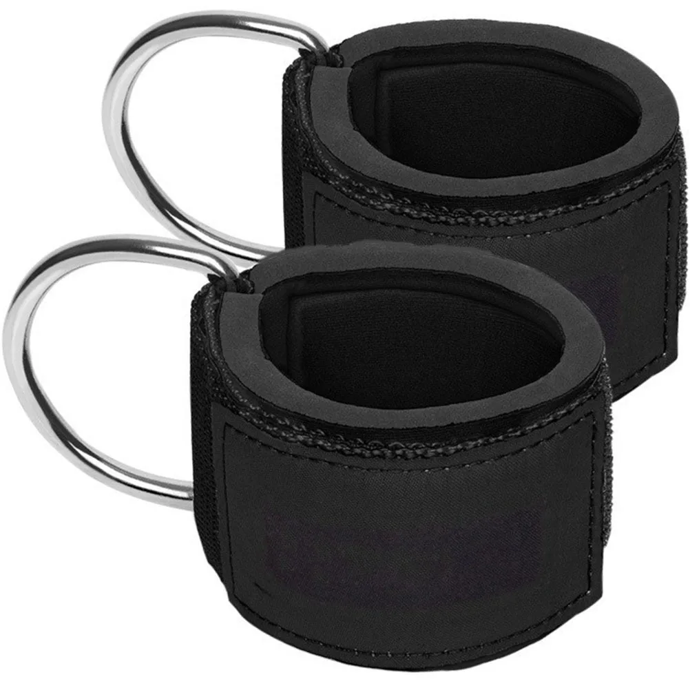 

2Pcs Ankle Wrap Band for Gym Cable Attachment Wear-Resistant Portable Ankle Belts for Strength Exercise Indoor Outdoor Fitness