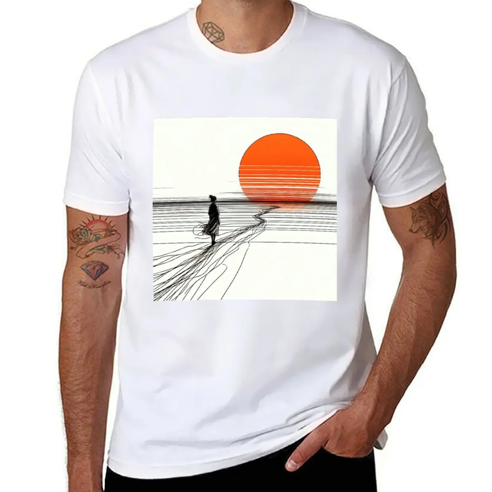 

t T-Shirt shirts graphic graphic Sonnenuntergang shirt t man man