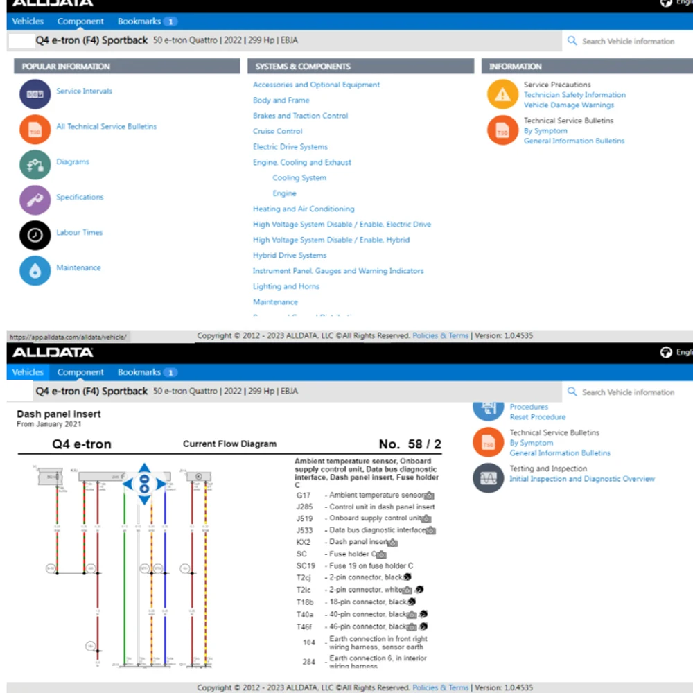 2025 ورشة عمل الحساب عبر الإنترنت Alldata الإنجليزية الفرنسية الألمانية الإسبانية الإيطالية جميع برنامج إصلاح الوصول إلى البيانات Hay-nes CAR Data