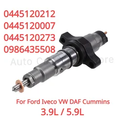 0445120007 0445120212 0445120273 New Diesel Fuel Injector Nozzle for Ford Iveco VW DAF Cummins 3.9 / 5.9