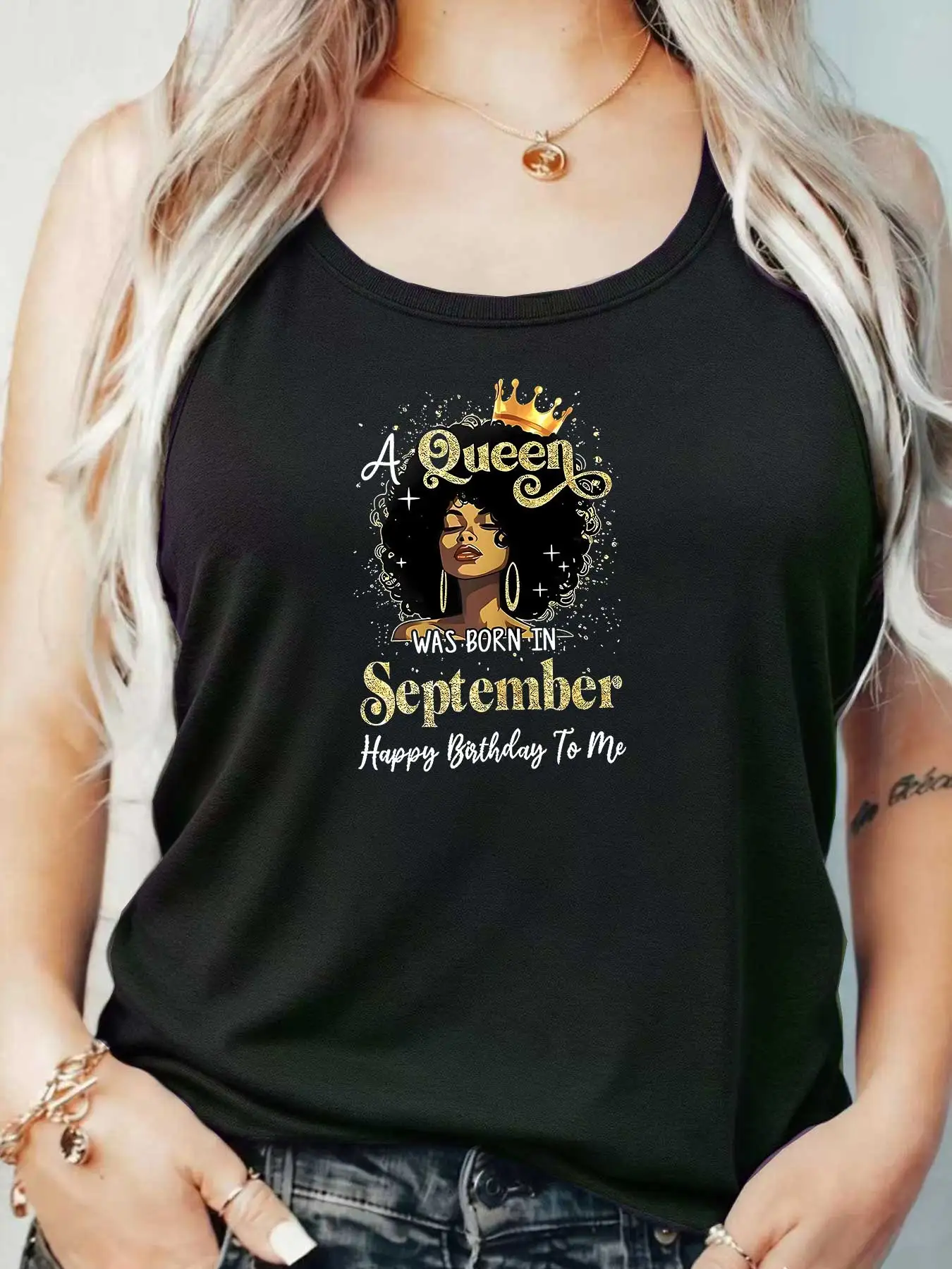 

Loose Fit Printed Pocket T-Shirt for Women with Ribbed Collar round Neck 1-8XL plus Size Comfortable Casual Vest