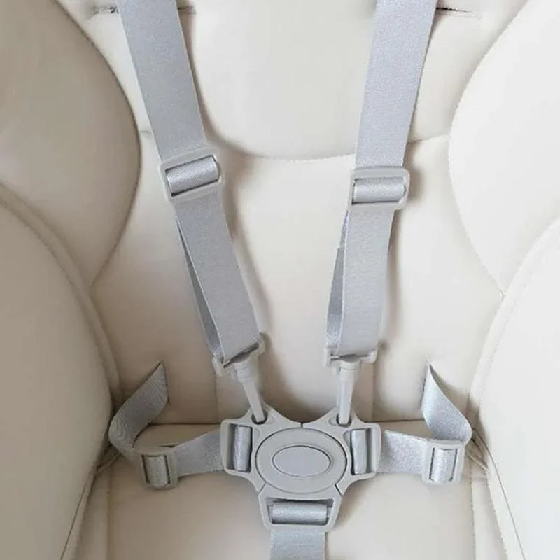 Baby High Chair Harness - 5-Point Safety Belt for Dining Chairs, Strollers & Car Seats, Secure Cross Design