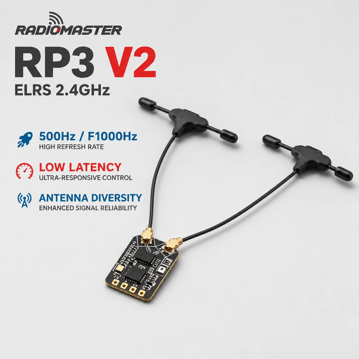 RadioMaster RP1 RP2 RP3 ExpressLRS 2.4G Empfänger CRSF TCXO WiFi Nano RX für FPV Racing Drohne Tiny Whoop EP1 EP2 Alternative 5VDC