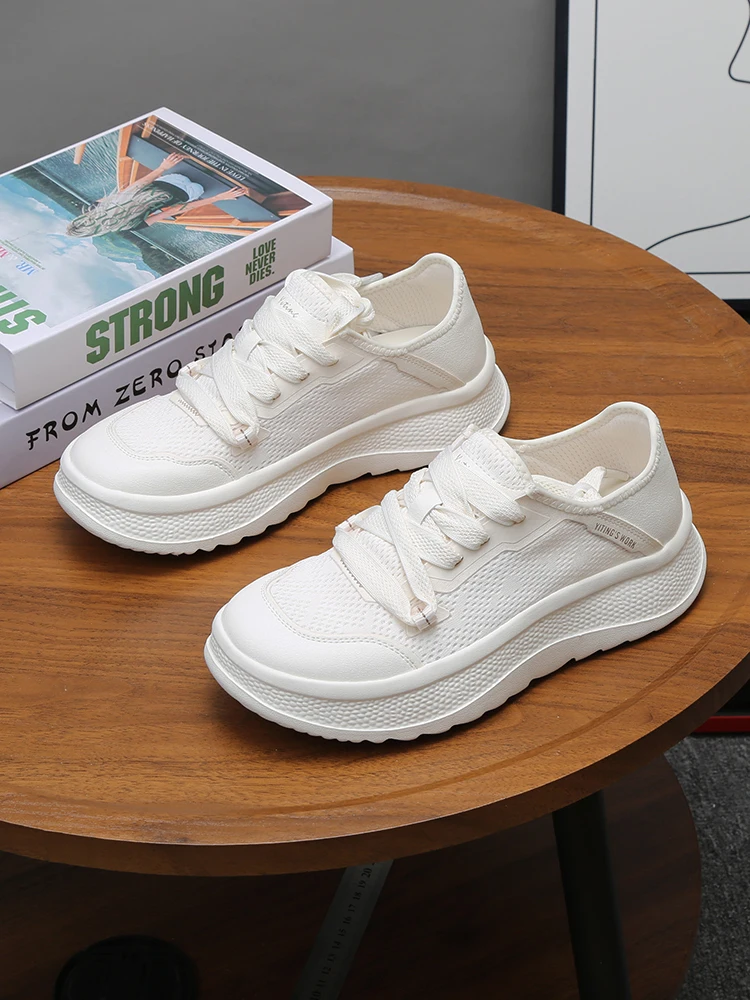 chaussures-de-course-legeres-et-respirantes-en-maille-baskets-de-sport-d'ete-a-semelle-epaisse-decontractees-a-lacets-croises-basses-avec-semelle-exterieure-en-eva-pour-femme