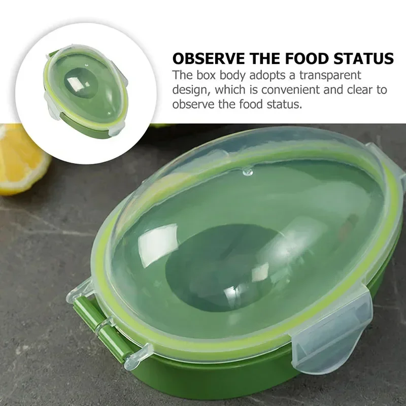 Kitchen Food Storage Box Avocado Space Saving Container Vegetable Organizer Reusable Plastic Fruit Containers Vegetable Crisper