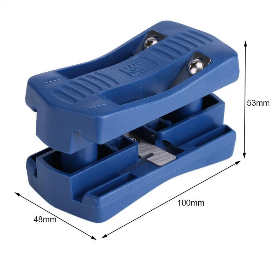 THIVN-Edge Banding Trimmer Veneer Laminate Edge Trimmer Mini Plastic PVC Plywood Melamine Wood Edge Band Cuttermanual Trimming