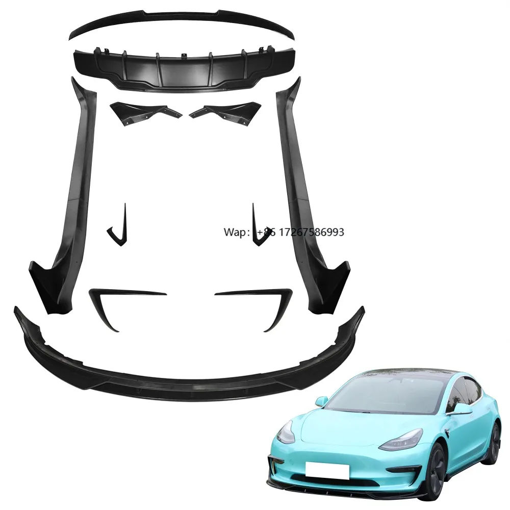

Honghang High Quality Auto Parts Body Kit for Model 3 Body Kit 2019 2020 2021