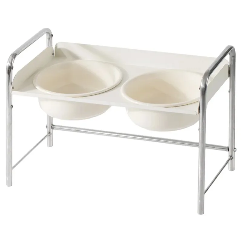 

Миска для корма и воды для крупных собак, регулируемая по высоте, керамическая миска для средних и крупных собак, кормушка для животных, обеденный стол с железной подставкой