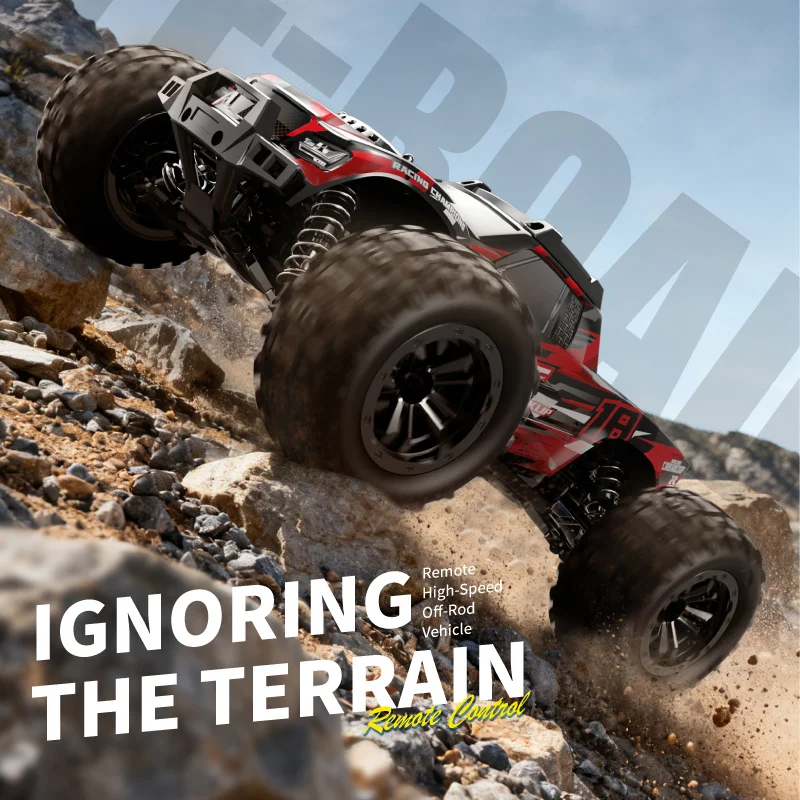 Rc Remote Control Car 1 /16 Full Proportional Four Wheel Drive High Speed Off Road Short Course Truck All Terrain For Adult
