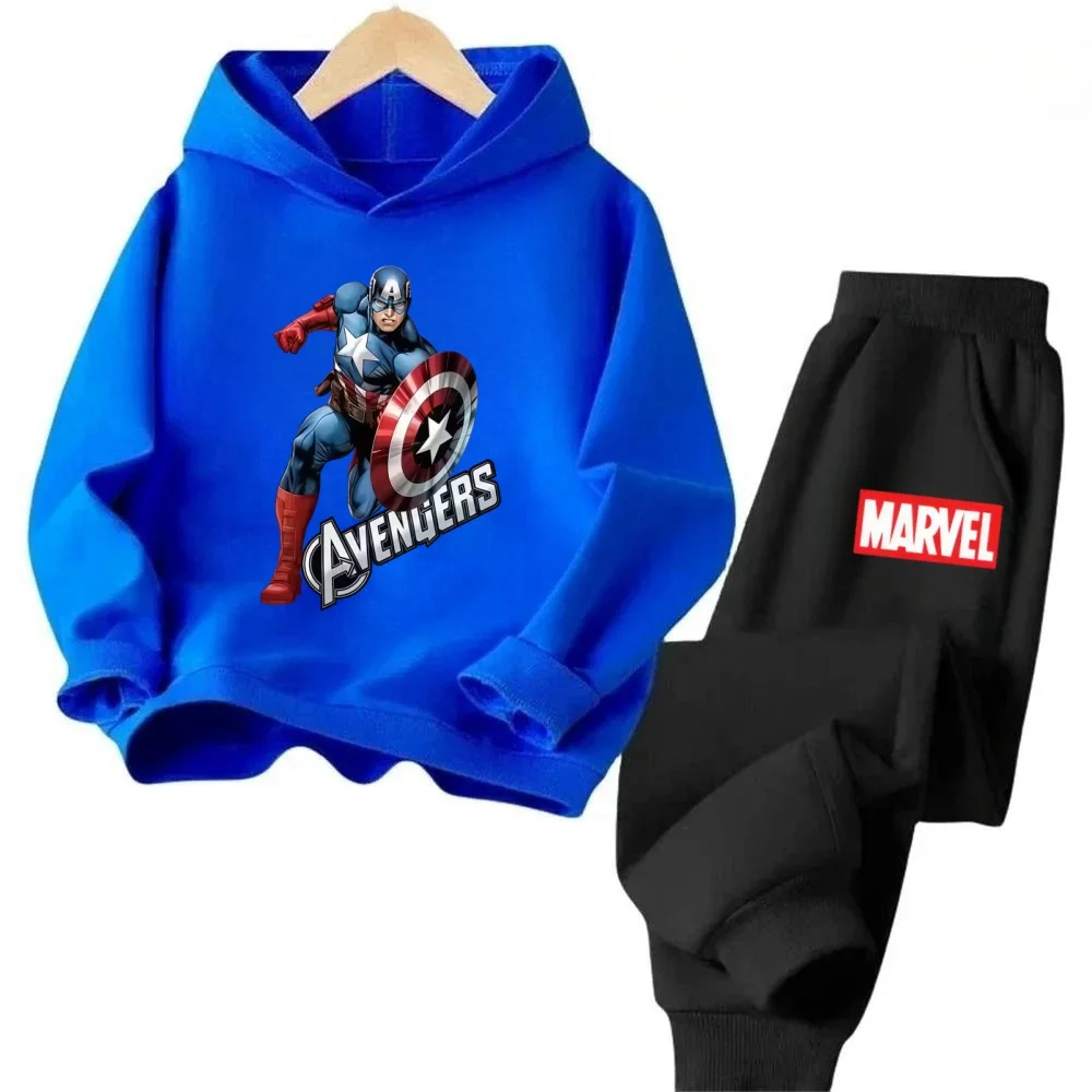 

Kids Marvel Spiderman Hoodie Suit 2PCS Long Sleeve Hooded Tops Pants Casual Soft Warm Comfortable Boys Girls Outfit