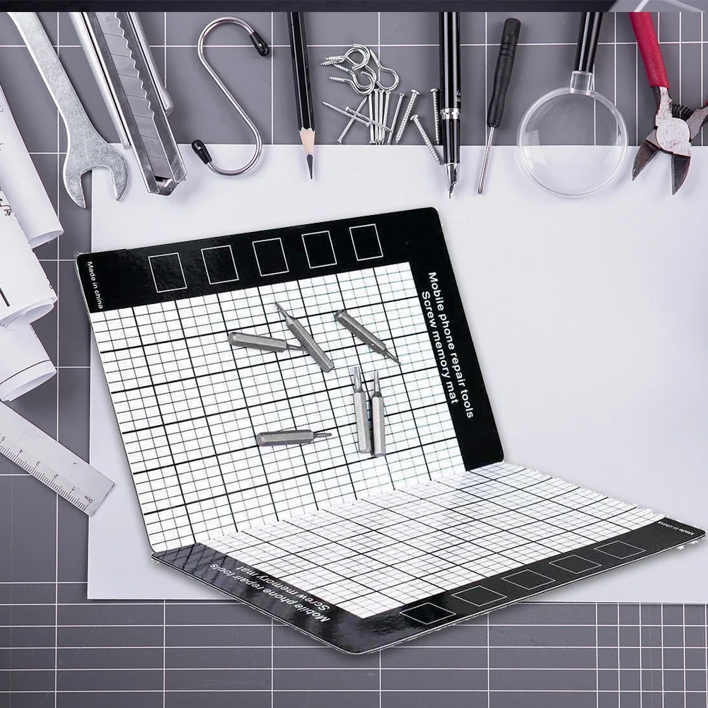 Magnetic Project Mat Small Parts Work Pad Peg Board for Preventing Small Screw Getting Lost Magnetic Screw Mat