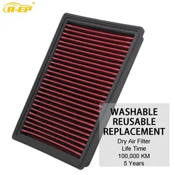 Car High Flow Replacement Air Filter Fits For Chevrolet Aveo Cobalt Onix Prisma Sonic Spin Holden Barina RS Wahable Reusable