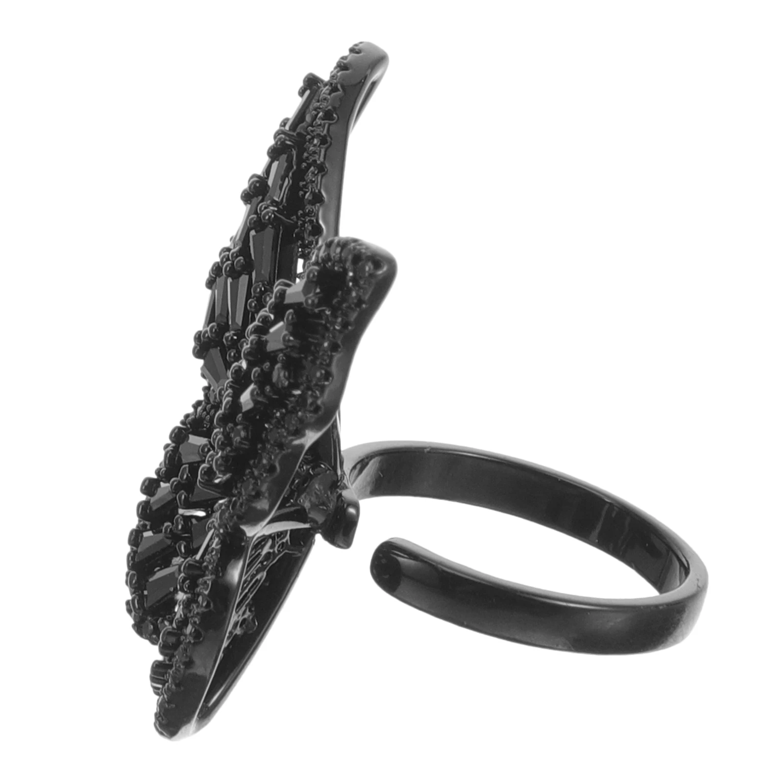 

Zircon Butterfly Rings Adjustable Open Design Rhinestones Alloy Women Finger Jewelry Gifts Elegant Charm Stand Out Crowd