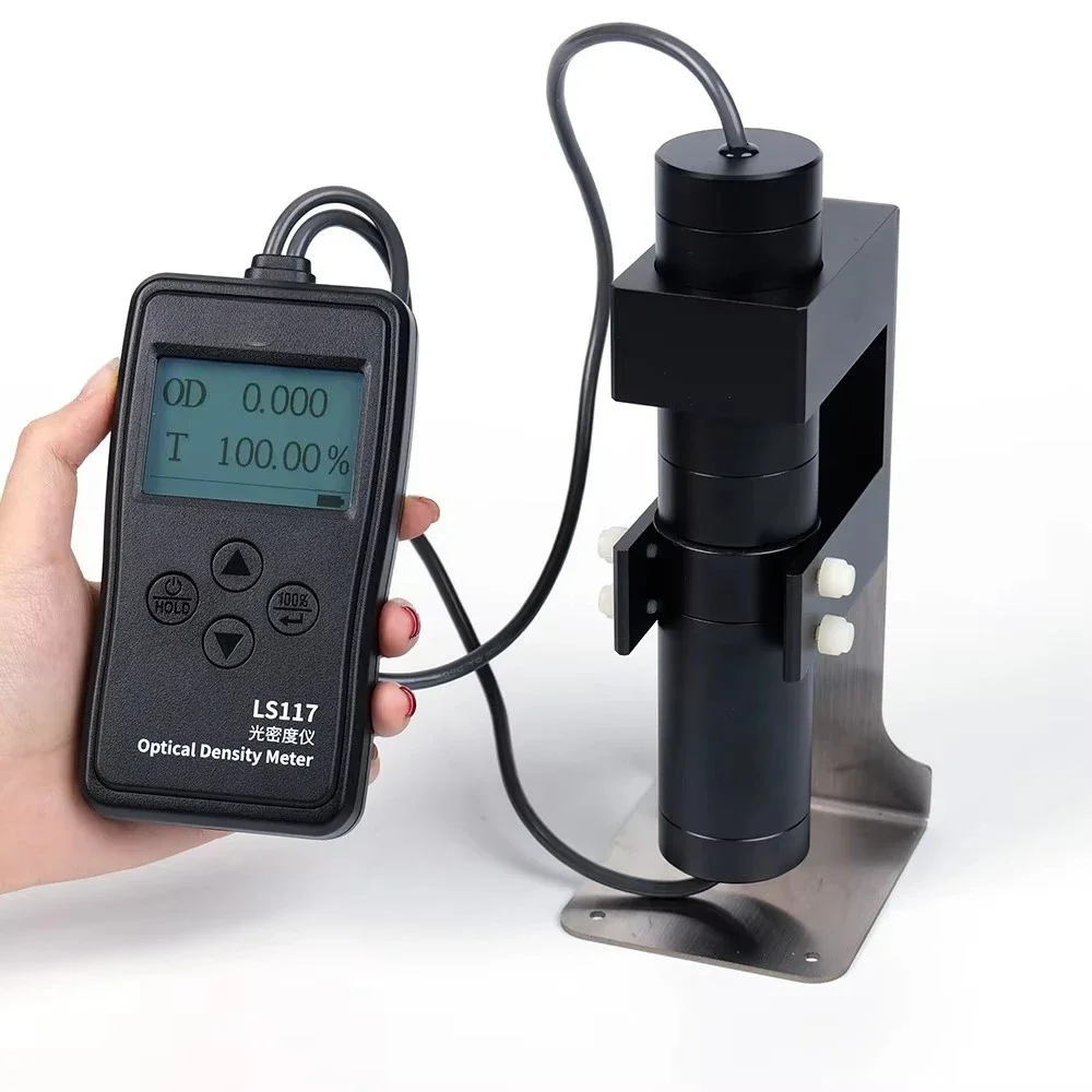 LS117 Optical Density Meter Portable Densitometer Light Transmittance Tester For Opalescent Translucent Materials OD Measurement