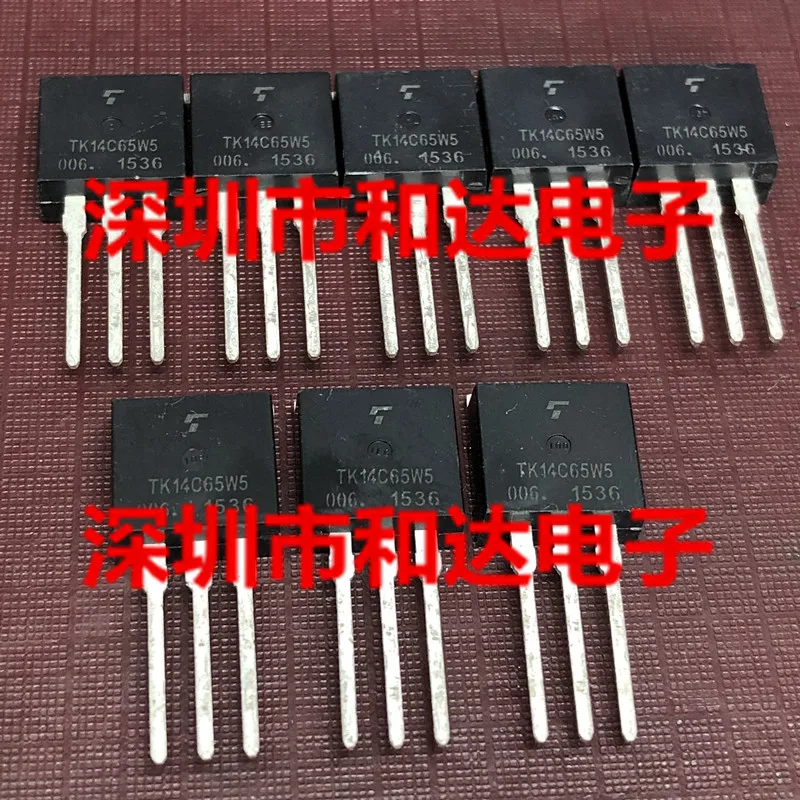 5pcs TK14C65W5 TO-262 650V 13.7A