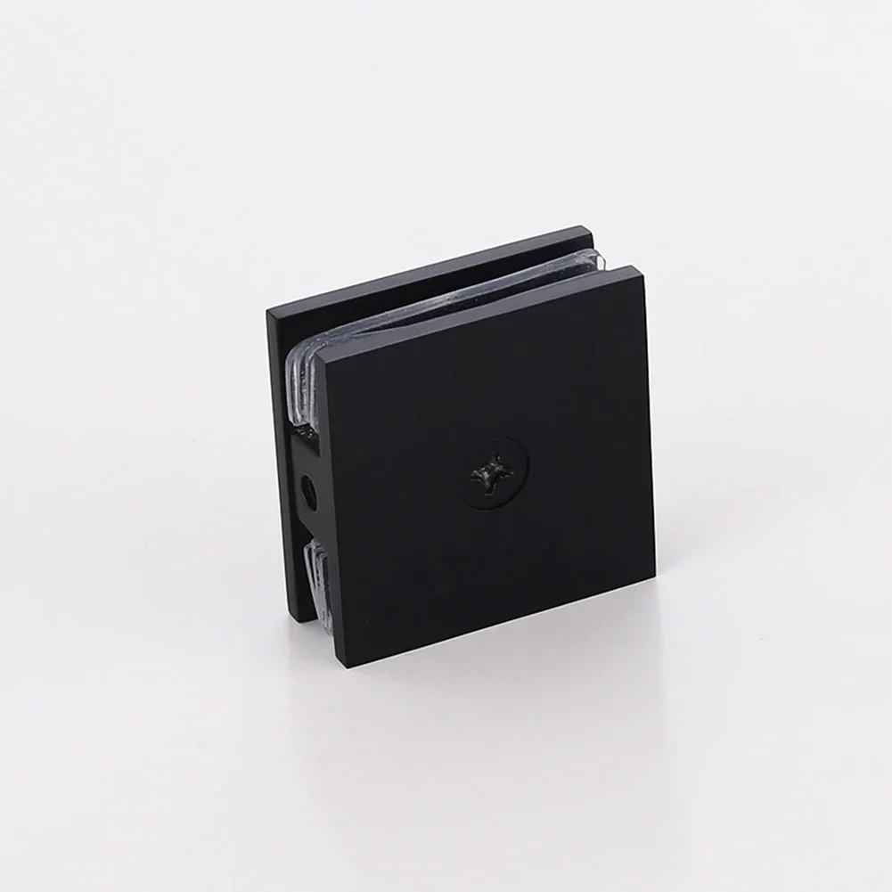 

Glass Panel Hardware U-Clamp For Tempered Glass Easy Installation Clamps Long-lasting Performance Bathroom Renovation
