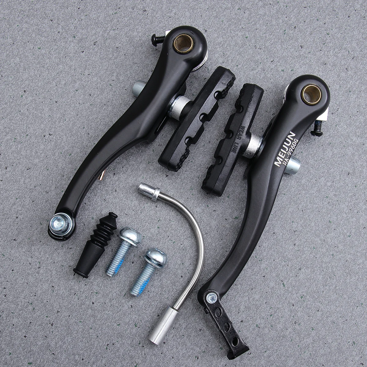 

One Pair Pads Front Rear for Bicycle Aluminum Alloy High Hardness Shiny Texture Mountain Road Cycling Brake Pads