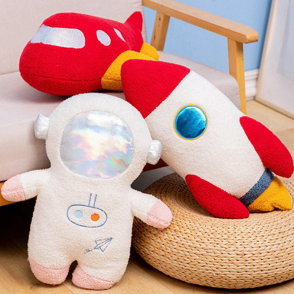 

Aircraft Rocket Astronauts Stuffed Plush Toy Birthday Gift