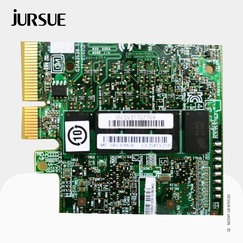 Imagem -05 - Lsi Lógica Megaraid Sas 92668i Cartão de Controlador Raid Porta Interna 1gb Pci e Sas Sata