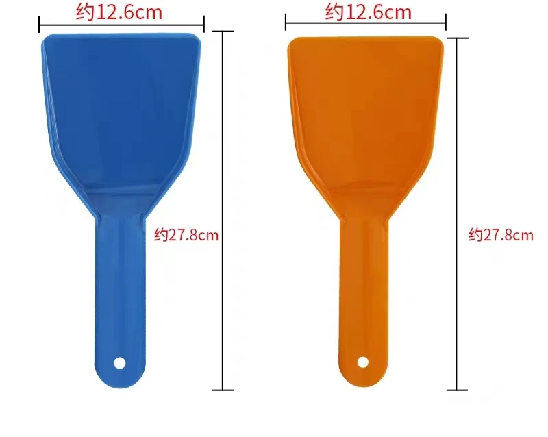 مجرفة تجميد الثلاجة المنزلية ، مجرفة إزالة الجليد ، ملاعق بلاستيكية خاصة سميكة المطبخ ، 2 قطعة