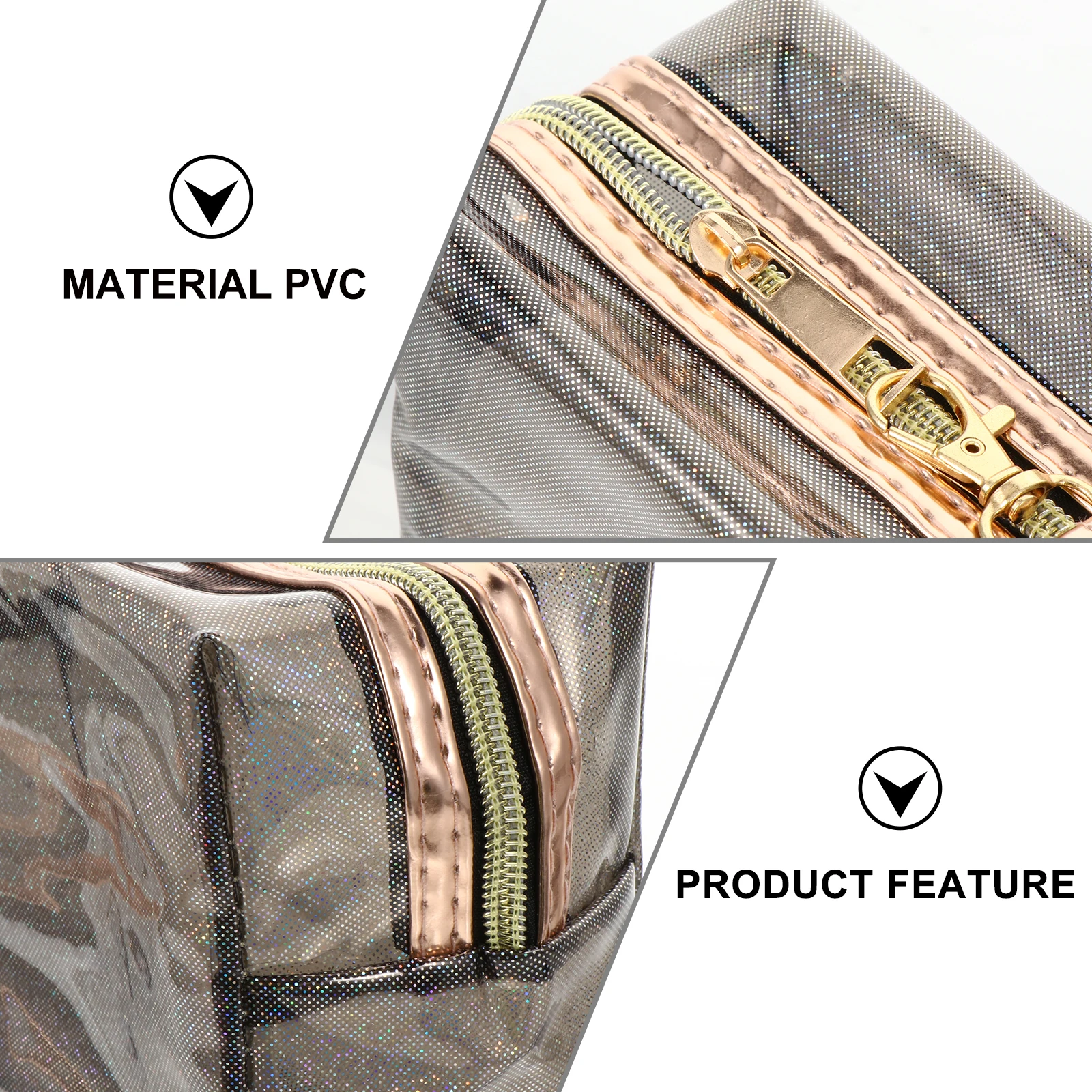 

PVC Waterproof Toiletry Portable Storage Travel Multi Purpose Cosmetics Makeup Bag Outdoor Daily Necessities Storage