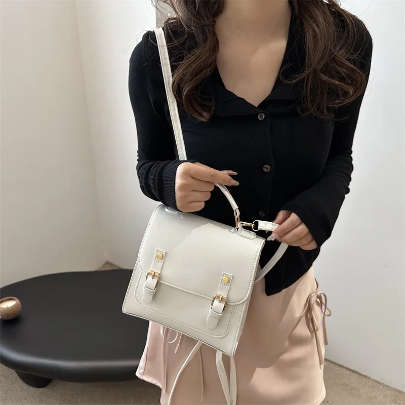 

2024 Large Capacity Multi Functional Leisure New Fashionable Texture Single Shoulder Women's Backpack