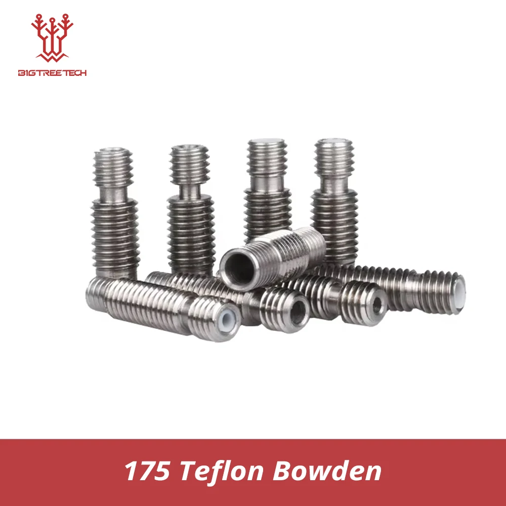 

3D V6 Bowden прямой Тепловой разрыв Hotend Throat из нержавеющей стали полностью металлическая трубка Teflonto PTFE 1,75/3 мм J-head для 3D-принтера