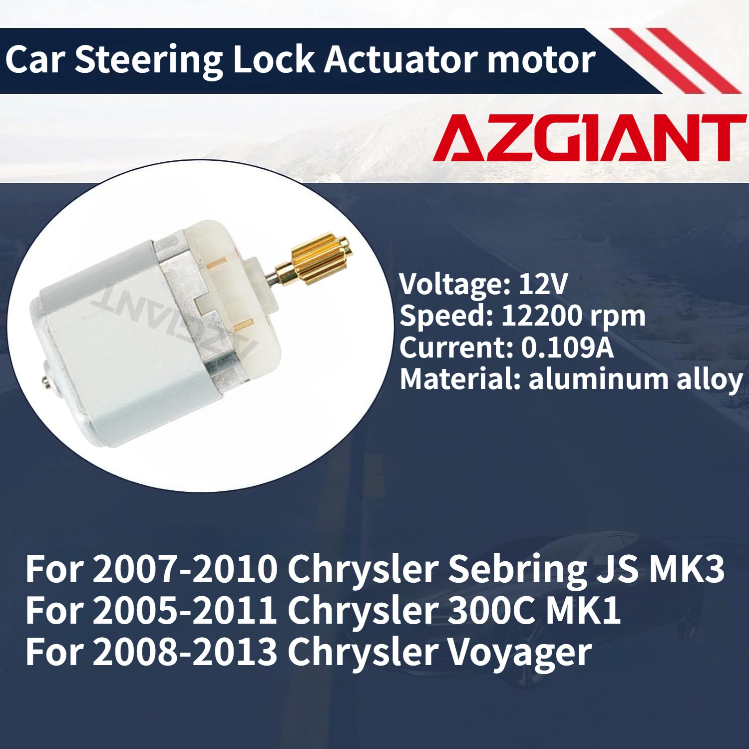 

For Chrysler Sebring JS MK3 2007-2010/300C MK1 2005-2011/Voyager 2008-2013 AZGIANT Car Steering Lock Actuator motor Accessories