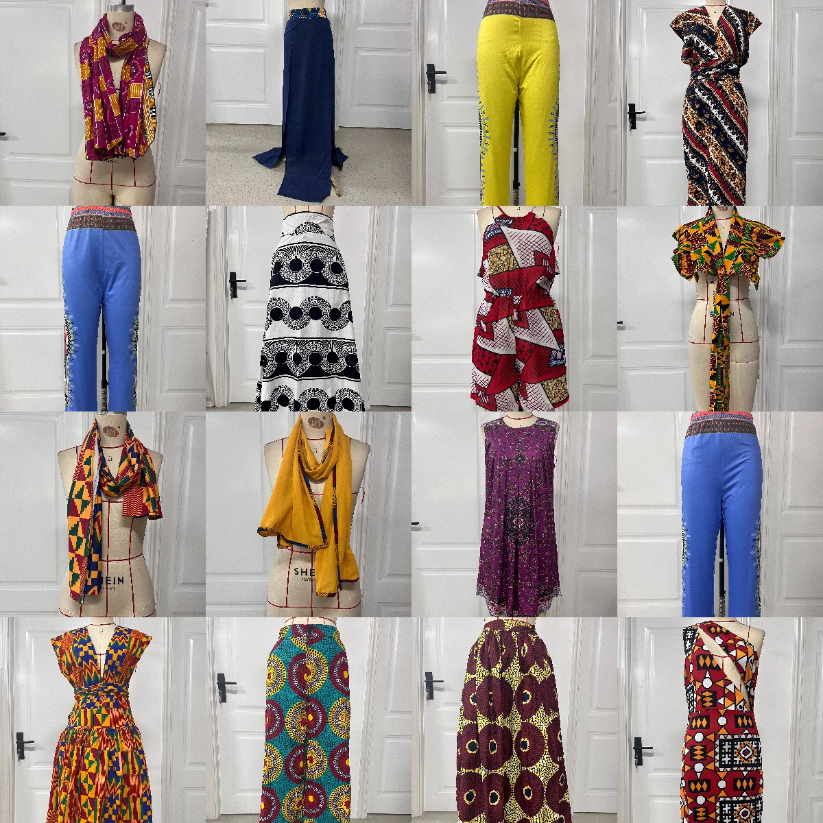 

Образец африканской одежды Распродажа на складе Красочные женские топы и платья с принтом африканского батика