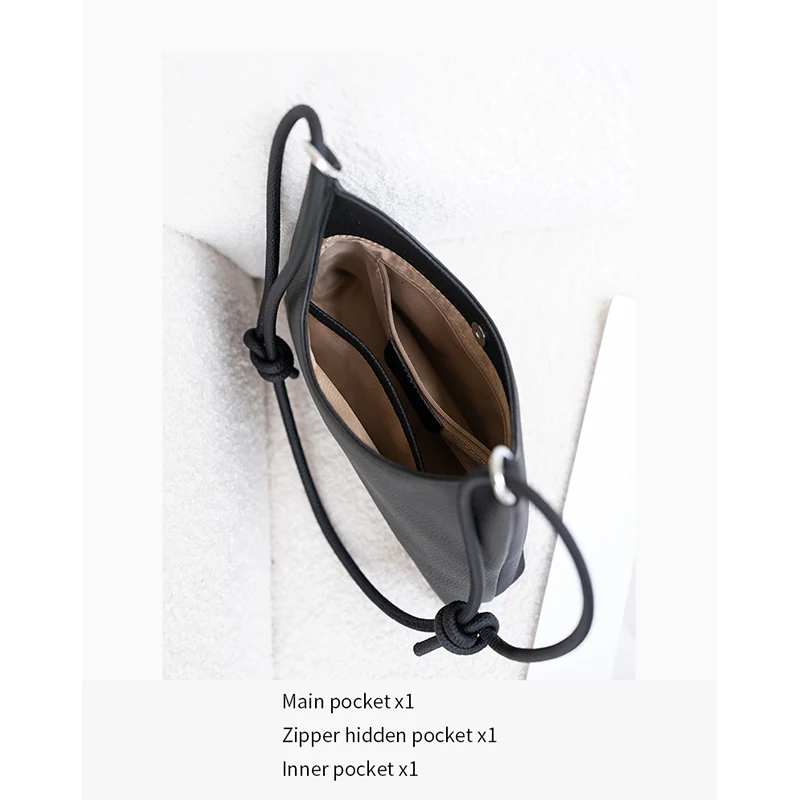 

Cowhide Genuine Leather Messenger Bag for Women Retro Versatile Shoulder Handbag Female Crossbody Bags for Ladies Luxury Brand