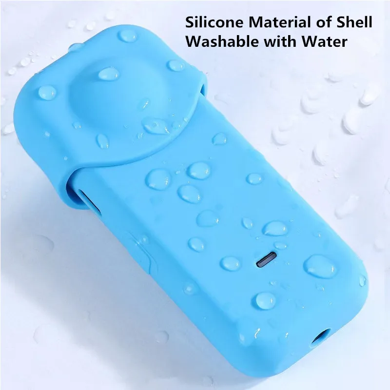 Silicone Cover Case Fit for Insta360 X3 Panoramic Action Camera Protector Sleeve Cover for Insta 360 X3 Anti-scratch Accessories