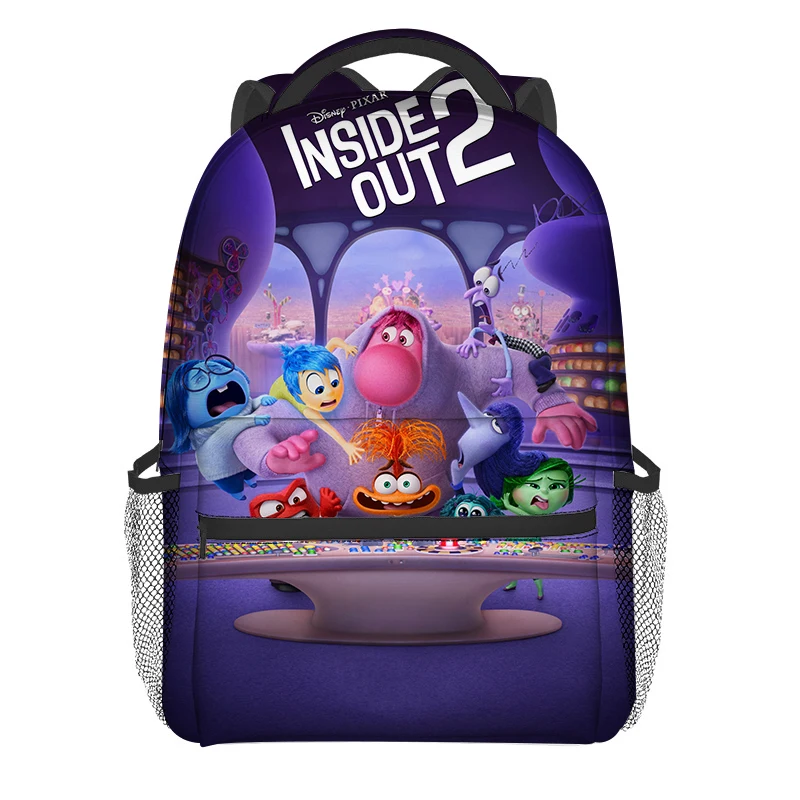 Disney Inside Out 2 3D Printed Backpack Kids Anime Cute Schoolbag Children Cartoon Fashion Back Pack Student Shoulders Bag Gifts