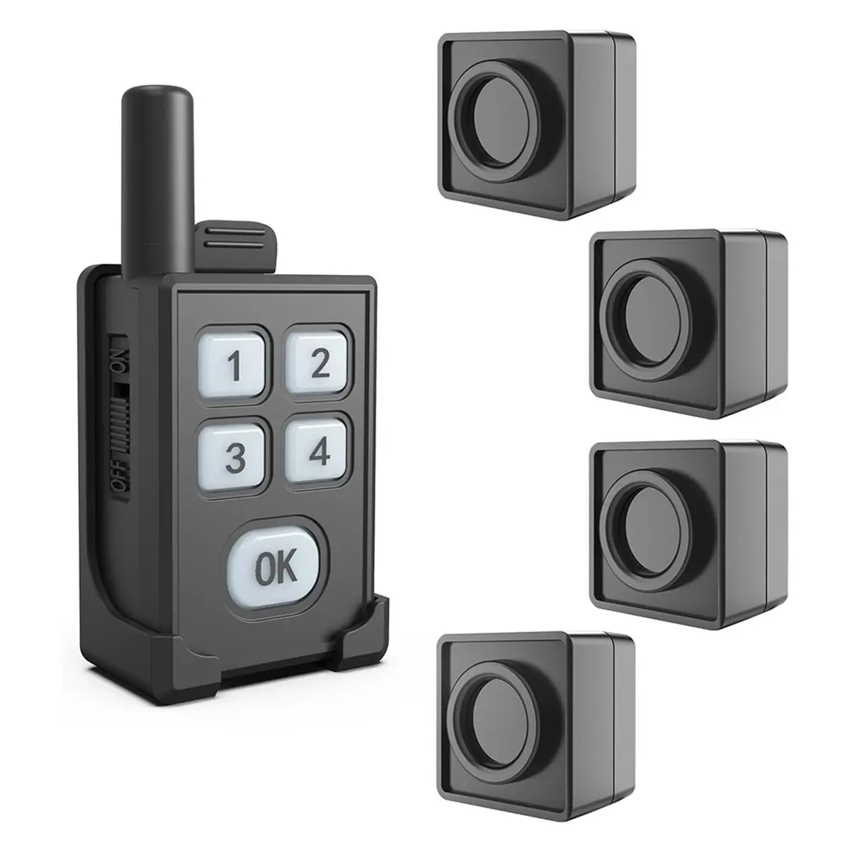 AA80 Perimeter Trip Alarm Portable Camping Motion Sensor Outdoor Wireless Motion Sensor Detector for Camping Wildlife Hiking