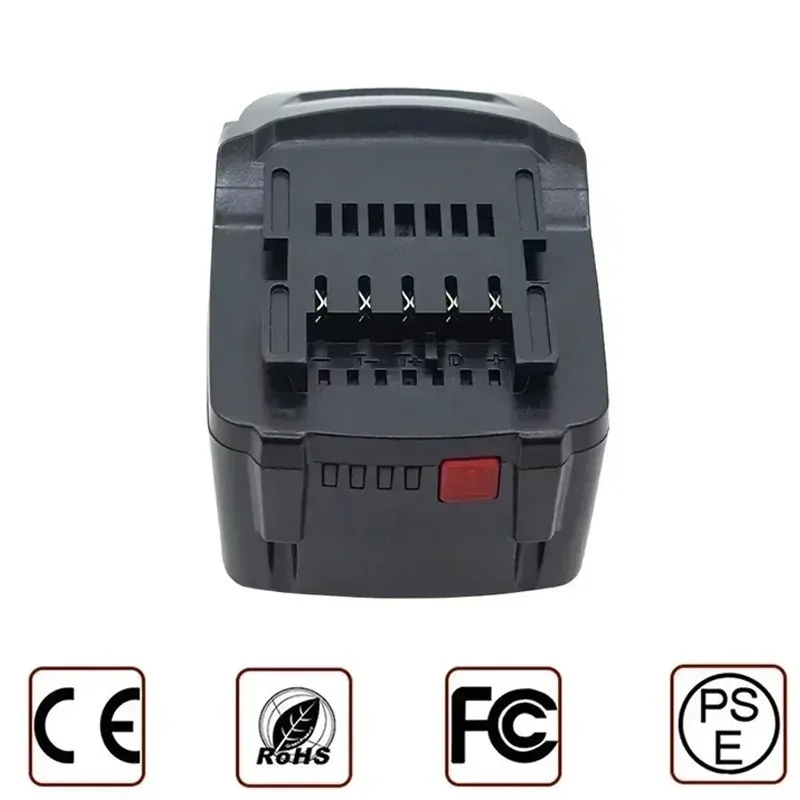 Replaceable 18V Battery For Metabo BSZ18 3.0Ah‑9.0Ah Fit Cordless Drill Drivers Wrench Hammers Lpega Power Tools