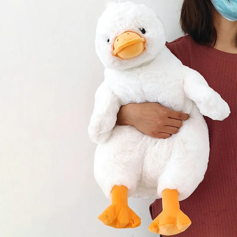 Pato de peluche Kawaii para niño y niña, juguete de Animal de peluche, muñeco suave, almohada, cojín, regalo de cumpleaños y Navidad