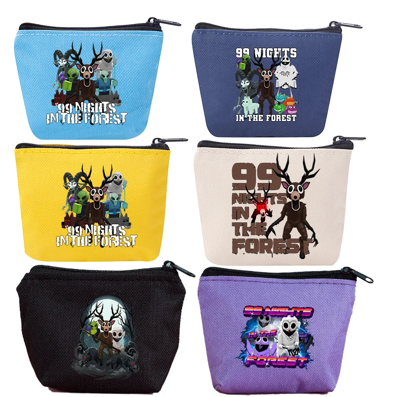 

99 ночей в лесу, кошелек для монет, кавайный мультяшный портативный кошелек для хранения монет, мини-кошельки для карт, органайзер для ключей, подарок