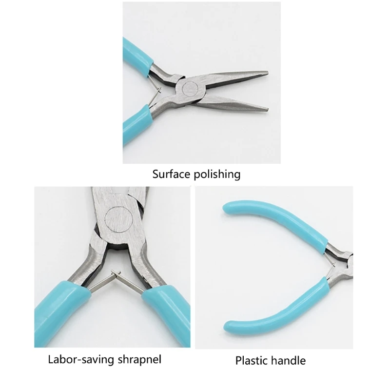 Professional Beads Crimping Plier Stainless Steel Jewelry Repair Tool for Artisans and Hobbyists Dropship