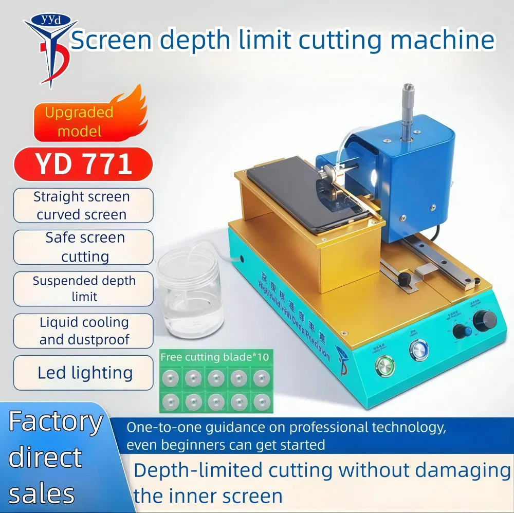 

Профессиональный станок для ремонта телефонов, инструмент для резки изогнутого экрана для всех мобильных телефонов, ЖК-экран, точное режущее устройство